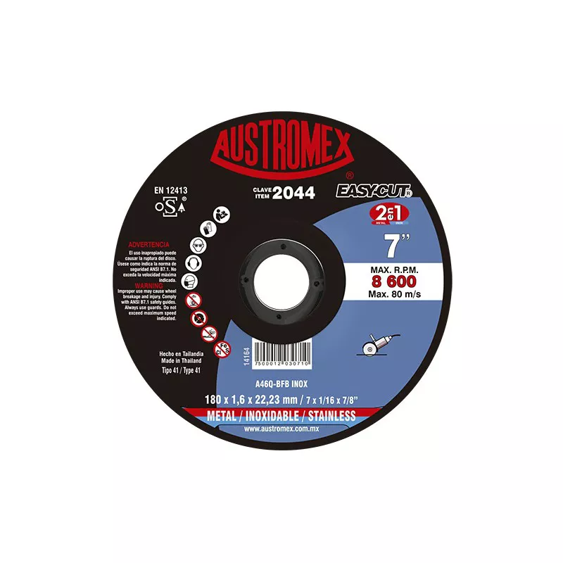 Disco Corte 7" Easy Cut