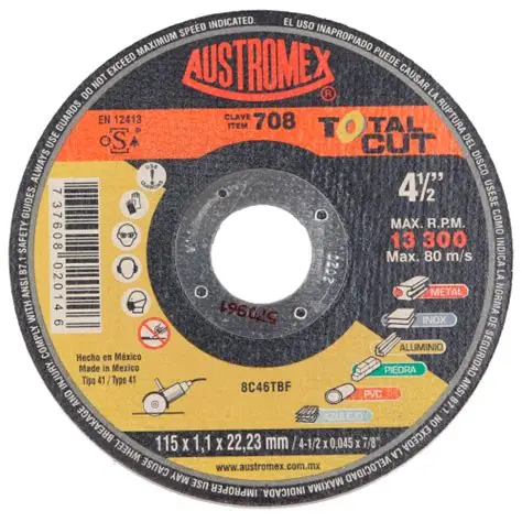 Disco Multicorte 4 1/2" Económico