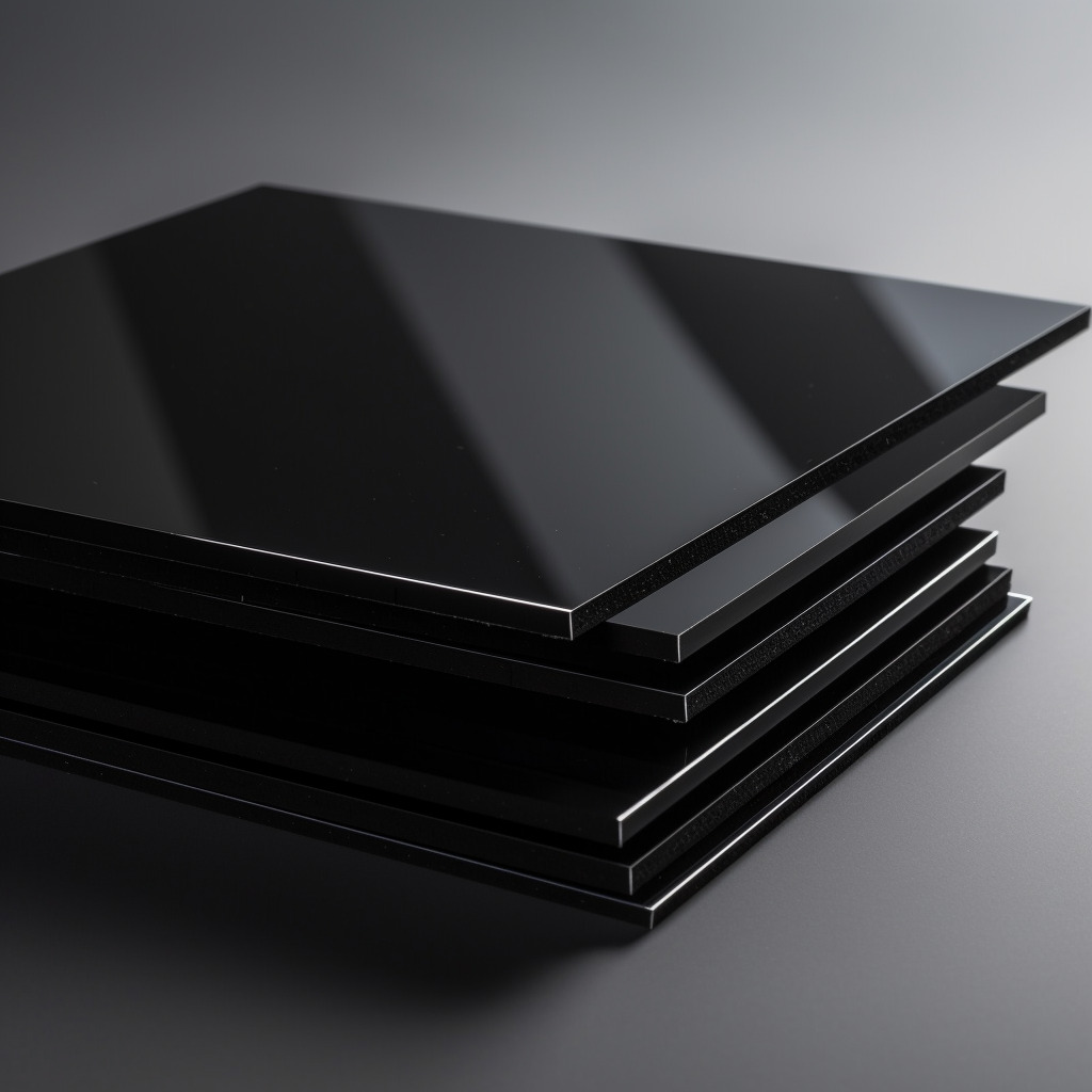 Lámina Negra RF Lisa C-22 .91 x 2.44